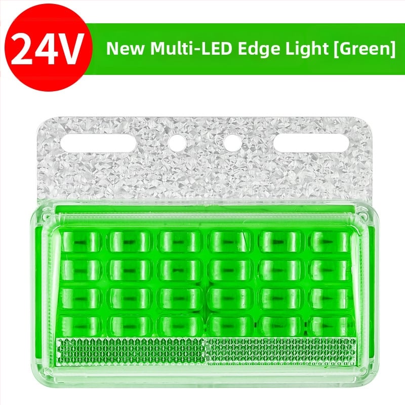 LED šoninė šviesa dideliam sunkvežimiui, 24V, atspari vandeniui, itin ryški, puspriekabės šoninis/posūkio indikatorius