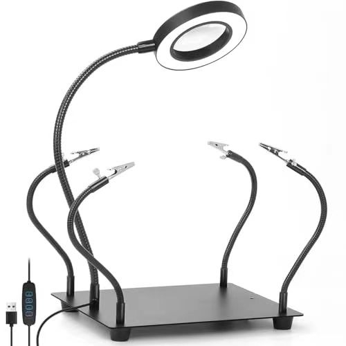 Star W608 Μονάδα συγκόλλησης με μαγνητικό βοηθητικό εξάρτημα για επισκευές PCB, 6x μεγέθυνση