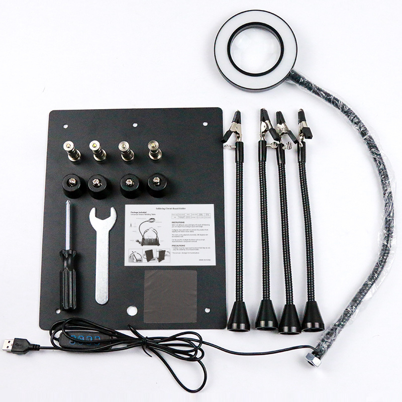 Star W608 Μονάδα συγκόλλησης με μαγνητικό βοηθητικό εξάρτημα για επισκευές PCB, 6x μεγέθυνση