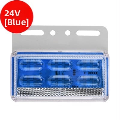 Keturių funkcijų LED šoninė šviesa sunkvežimiams ir priekaboms – 24V, atspari vandeniui, aukštas ryškumas