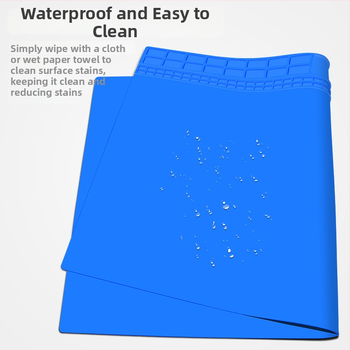 Remonta galda siltumizolācijas paliktnis - silikons, modelis JSD707, biezums 2,5 mm, mīksta cietība, piemērots remontam, mobilo telefonu demontāžai un lodēšanai