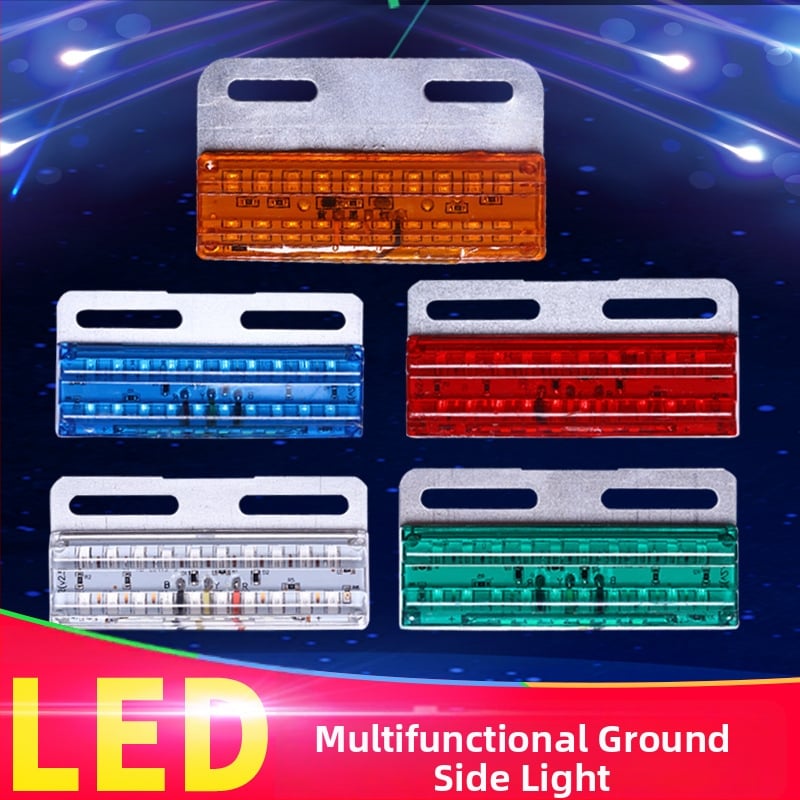 Krovininio automobilio šoninė LED lemputė – itin plona, suderinama su furgonais