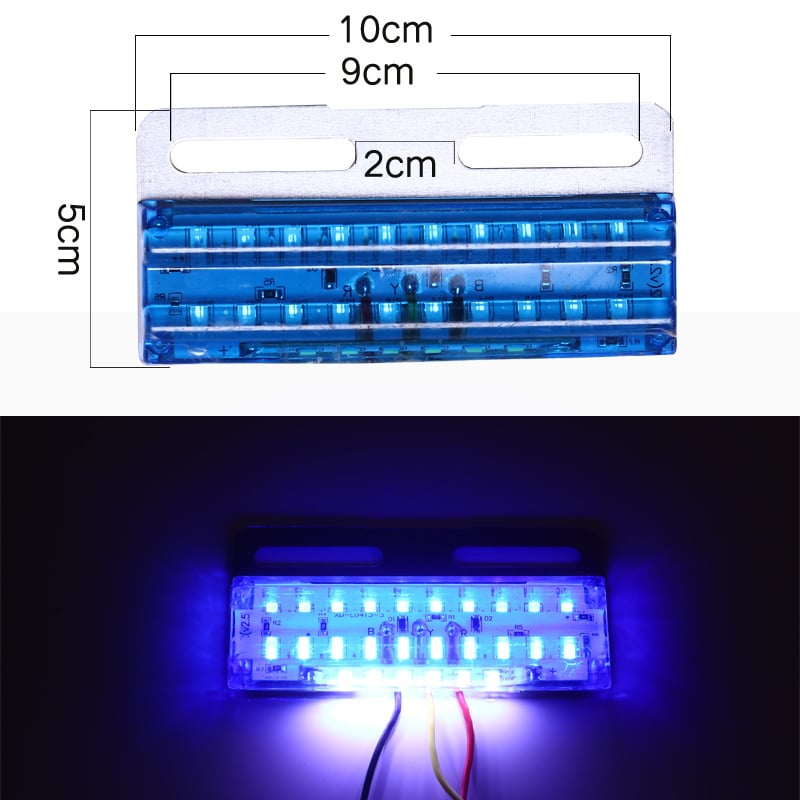 Krovininio automobilio šoninė LED lemputė – itin plona, suderinama su furgonais