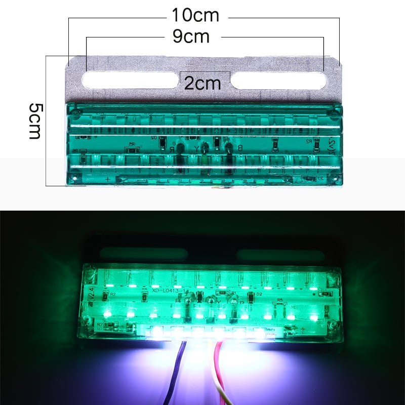 Krovininio automobilio šoninė LED lemputė – itin plona, suderinama su furgonais