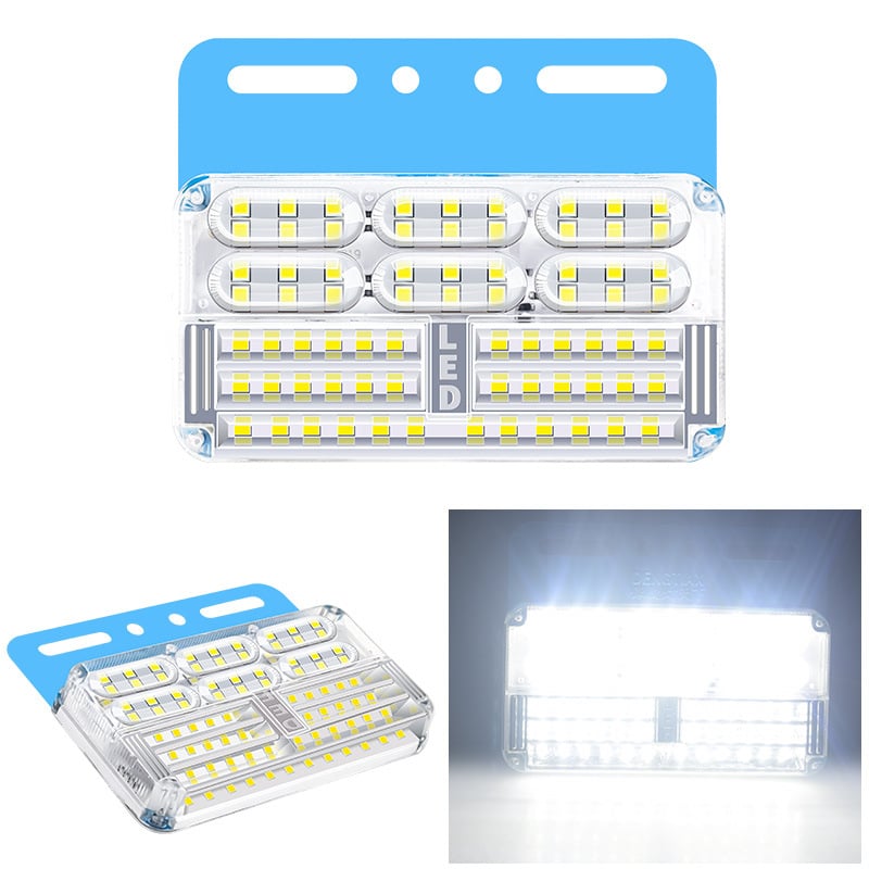 Keturių eilių LED šoninė šviesa sunkvežimiams ir priekaboms, 24V, atspari vandeniui, 5-10W, korpusas PC+geležies laikiklis, tarnavimo laikas 50 000 h