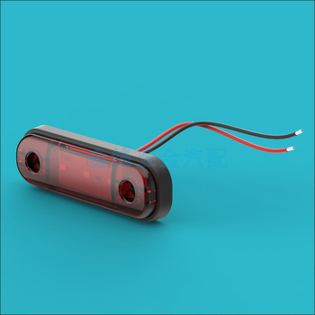 3-LED bočno svjetlo automobila, vodootporni signalni indikator, 12/24V, inženjerski plast, LM-1001 retrofit