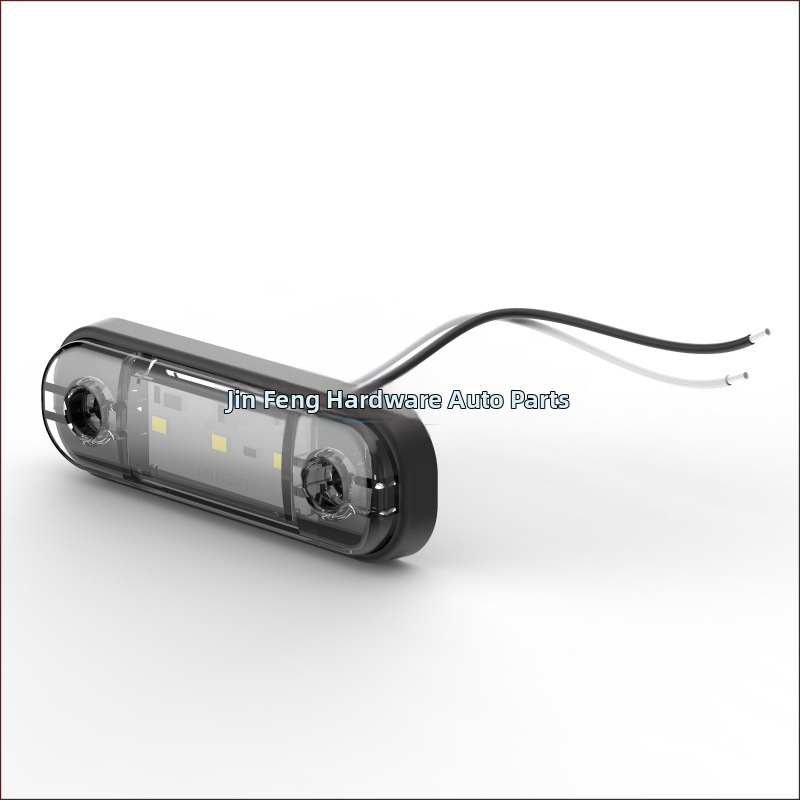 3-LED bočné svetlo k autu, vodotesný signálny indikátor, 12/24V, technický plast LM-1001 retrofit