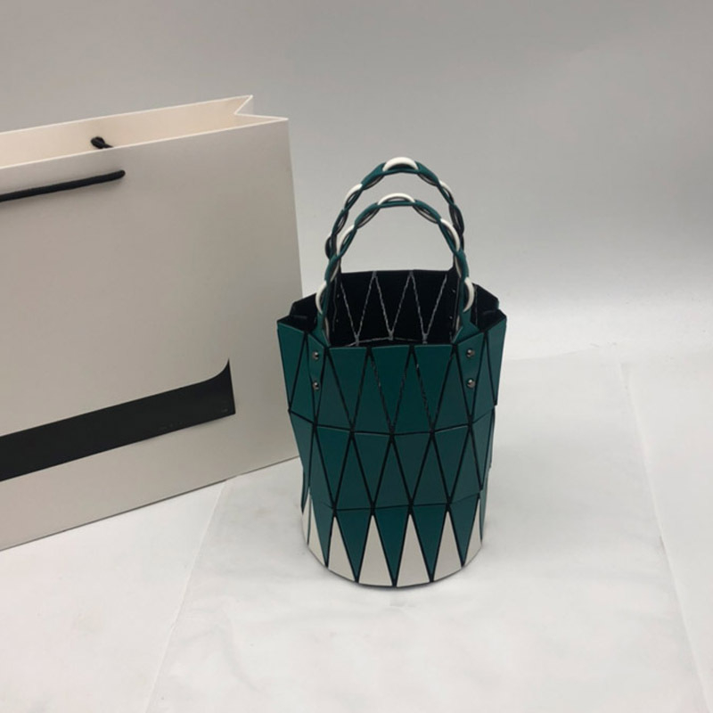 Kanta torba, trokutasti quilt uzorak, ulični stil od PVC-a, podstava od poliestera