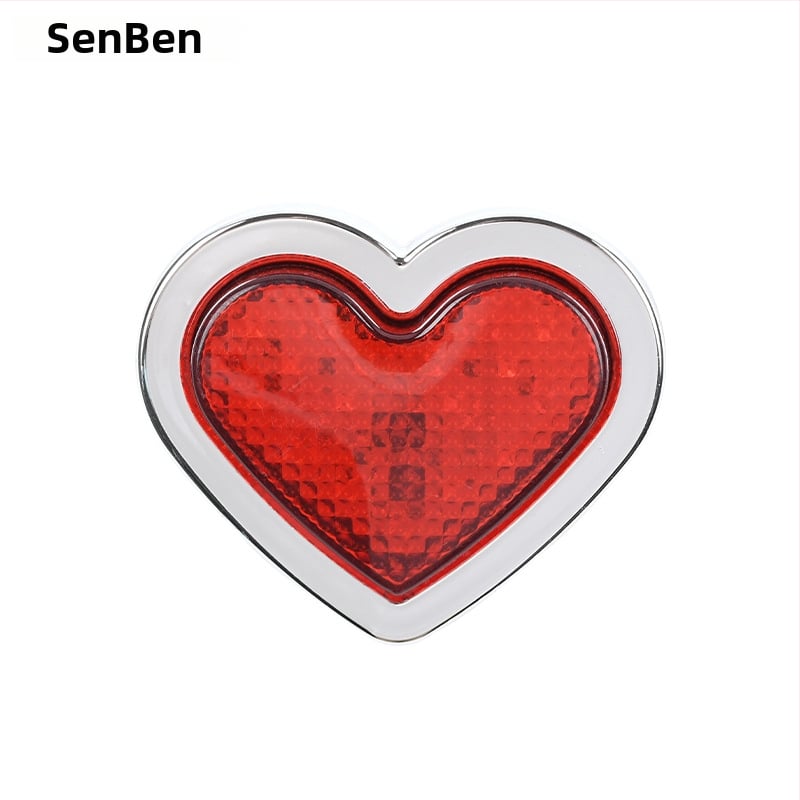 Širdies formos 24 LED kontūro šviesa krovininiams automobiliams, 12/24V, IP60, 0.5W, 3000 lm