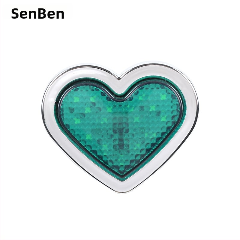 Širdies formos 24 LED kontūro šviesa krovininiams automobiliams, 12/24V, IP60, 0.5W, 3000 lm