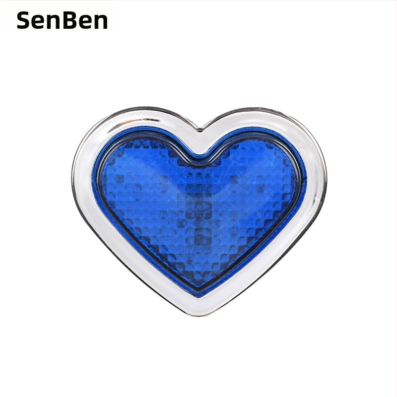 Širdies formos 24 LED kontūro šviesa krovininiams automobiliams, 12/24V, IP60, 0.5W, 3000 lm