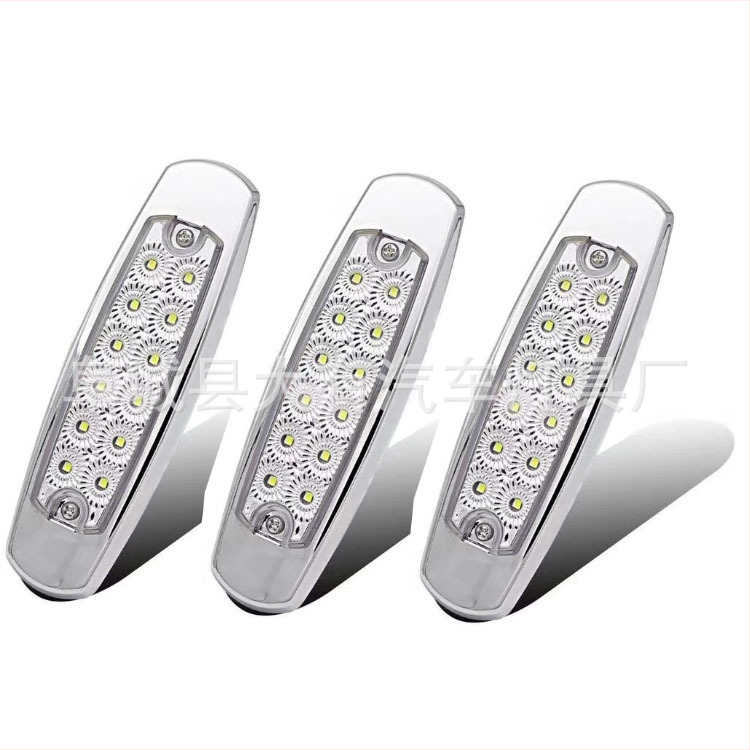 12 LED bočné svetlo kamiónu s elektrogalvanizovaným rámom