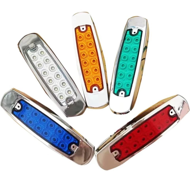 12 LED bočna svjetiljka kamiona s elektrogalvaniziranim metalnim okvirom