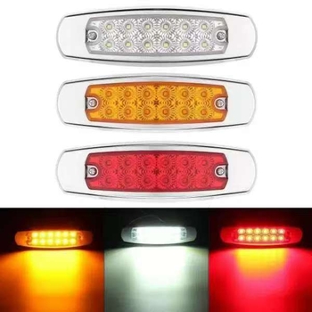 Kamionske bočne svjetla 12LED-ST, 12V/24V, 2835 SMD, 0.8W, vijek trajanja 50.000 h