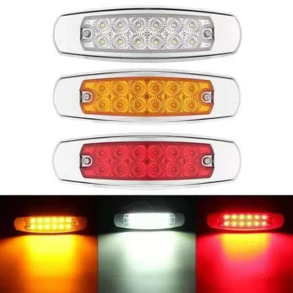 Kamionske bočne svjetla 12LED-ST, 12V/24V, 2835 SMD, 0.8W, vijek trajanja 50.000 h