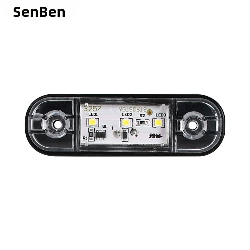 3-LED šoninis žibintas sunkvežimiui, 10-24V, 5W, 3000 lm, IP60, 50 000 h