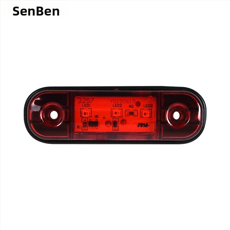 3-LED šoninis žibintas sunkvežimiui, 10-24V, 5W, 3000 lm, IP60, 50 000 h