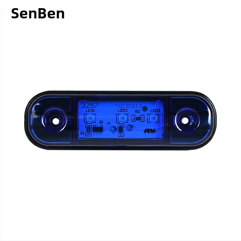 3-LED šoninis žibintas sunkvežimiui, 10-24V, 5W, 3000 lm, IP60, 50 000 h