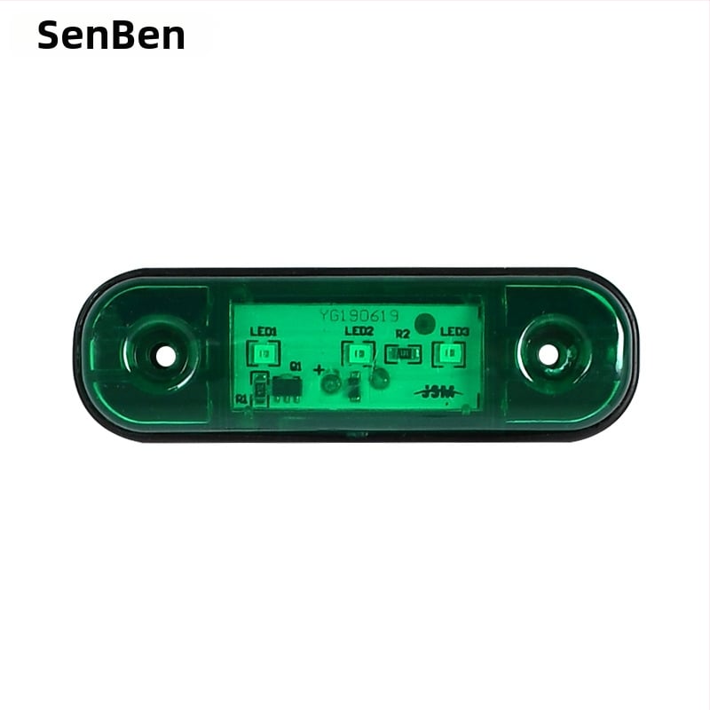 3-LED šoninis žibintas sunkvežimiui, 10-24V, 5W, 3000 lm, IP60, 50 000 h