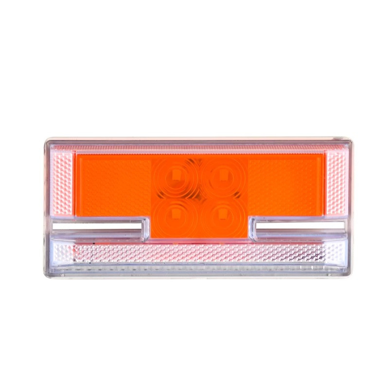 LED šoninė šviesa dideliems sunkvežimiams – 24V, atsparus vandeniui, LED šviesos šaltinis, daugiafunkcinė, tinkama sunkvežimiams ir puspriekabėms