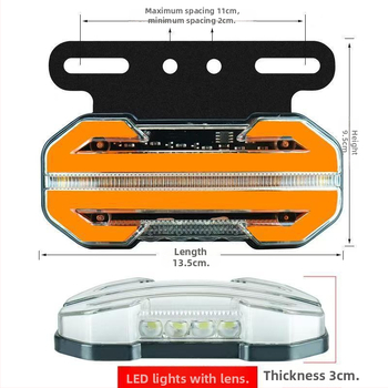 LED šoninė šviesa krovininiam automobiliui, 24V, suderinama su priekabomis, furgonais ir autobusais, 50 000 val. tarnavimo laikas