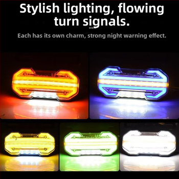 LED šoninė šviesa krovininiam automobiliui, 24V, suderinama su priekabomis, furgonais ir autobusais, 50 000 val. tarnavimo laikas