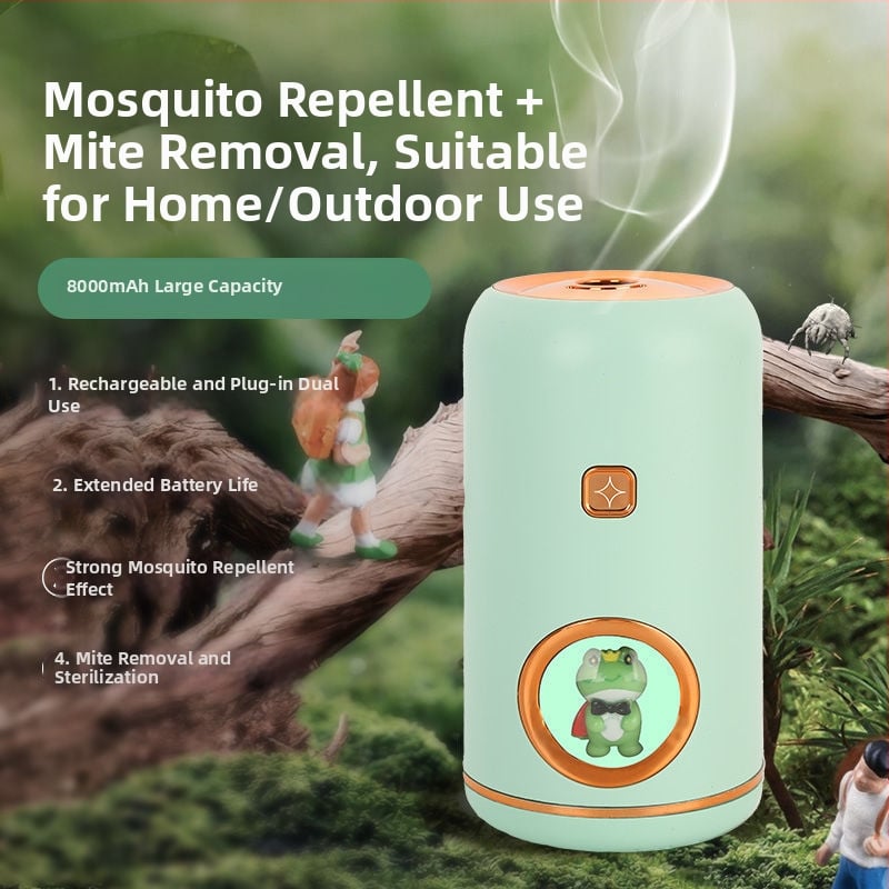 Hordozható elektromos szúnyogirtó eszköz kempingezéshez és otthoni használatra, újratölthető, 22V, ideális anyáknak, csecsemőknek és gyermekeknek