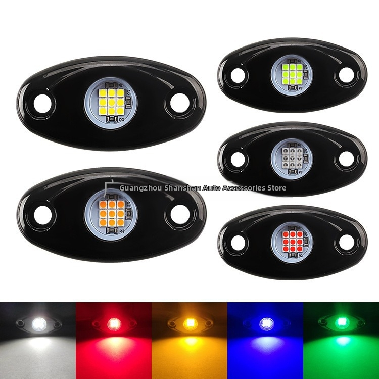 LED svetlo podvozku vozidla – hliníkové telo, 12V, 10W, 500 lm, Wrangler model