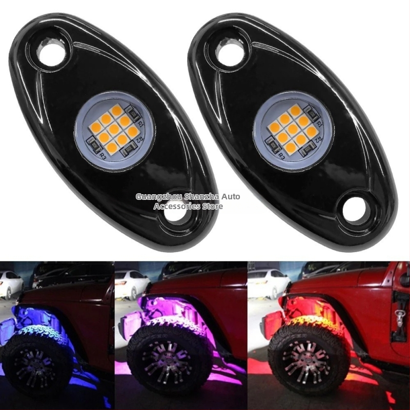 LED svetlo podvozku vozidla – hliníkové telo, 12V, 10W, 500 lm, Wrangler model