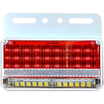 LED šoninė šviesa sunkvežimiams, 24V, IP67 atspari vandeniui, tarnavimo laikas 50000 val., modelis: Double row floor edge light