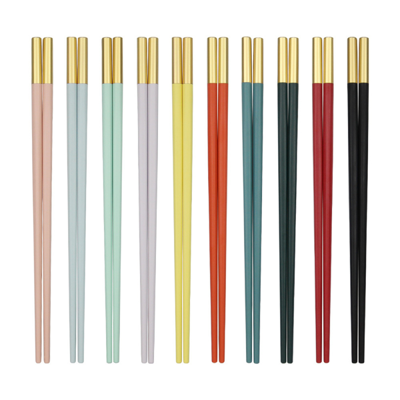 Set štapića za jelo od PET materijala (moderan jednostavan stil, 10 pari)