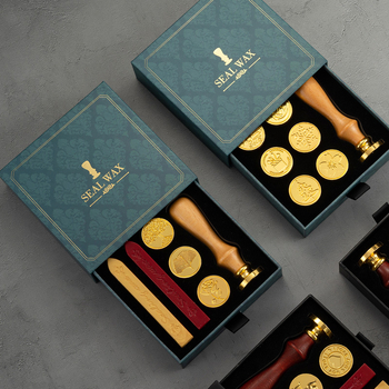 Σετ σφραγίδων – Κυκλικό σχήμα, Μάρκα YX, Μη ηλεκτρικό, Κατάλληλο ως επιχειρηματικό δώρο