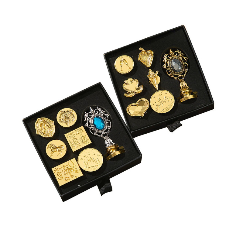 Σετ σφραγίδων – Κυκλικό σχήμα, Μάρκα YX, Μη ηλεκτρικό, Κατάλληλο ως επιχειρηματικό δώρο