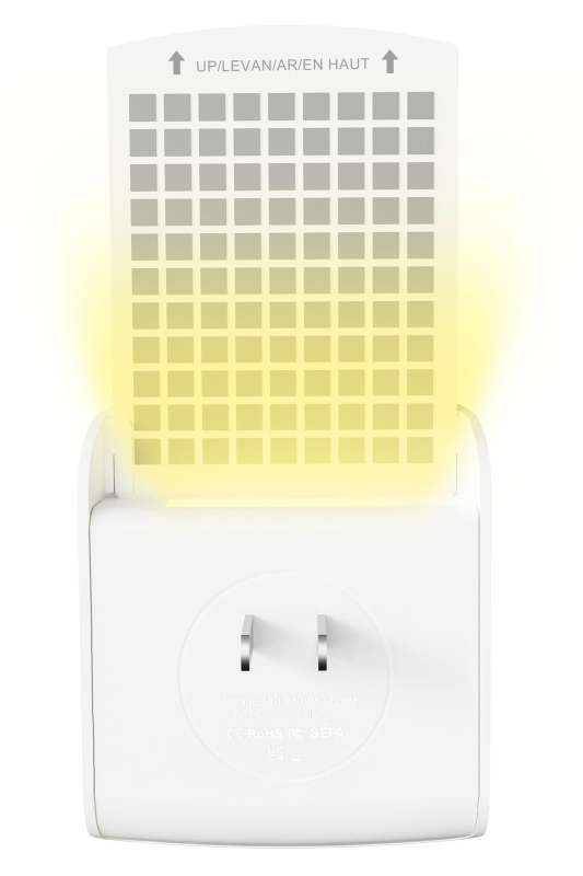 LED lampica za ubijanje komaraca, pokrivenost 11-20 m², ljepljiva zamka, ABS kućište, minimalistički dizajn