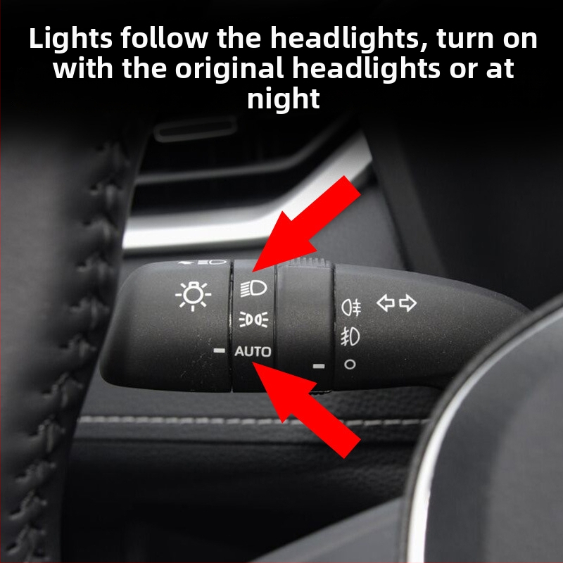 Toyota footwell light – 4W belső hangulatvilágítás, kompatibilis RAV4, Highlander, Camry, Street Banyan