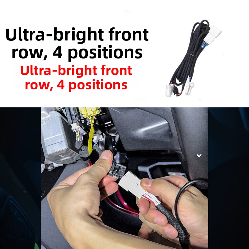 Toyota footwell light – 4W belső hangulatvilágítás, kompatibilis RAV4, Highlander, Camry, Street Banyan