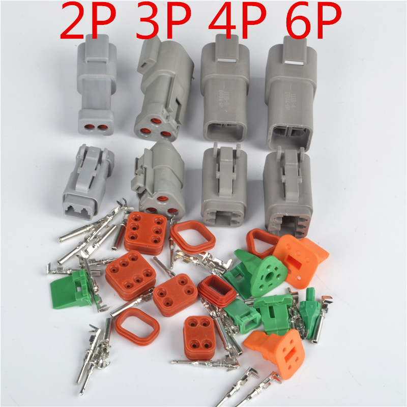 DT06/DT04 водоустойчив конектор Deutsch терминал DRL ретрофит (ABS изолатор; авточасти)