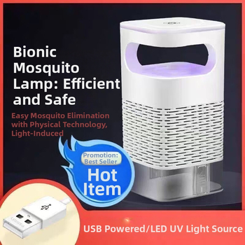 Inhaliacinė moskitų naikinimo lemputė – tylus veikimas vidiniam naudojimui, modelis Little e bionic lamp, įtampa 50V