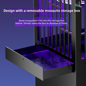 Kültéri szúnyogölő lámpa elektromos sokk módszerrel, vízálló, dugóval csatlakozik a hálózatra, UV fény csali, 50–100 m² lefedettség, 1500 mAh-nál nagyobb akkumulátor, akkumulátor élettartam 1–7 nap
