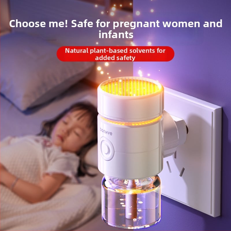 Ruitak Turbine Elektromos Szúnyogriasztó Eszköz Szagtalan Folyadékkal Belső Használatra, 5V