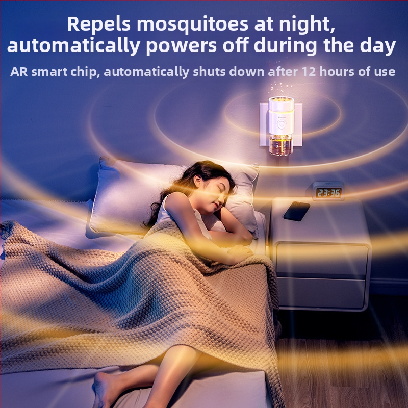 Ruitak Turbine Elektromos Szúnyogriasztó Eszköz Szagtalan Folyadékkal Belső Használatra, 5V