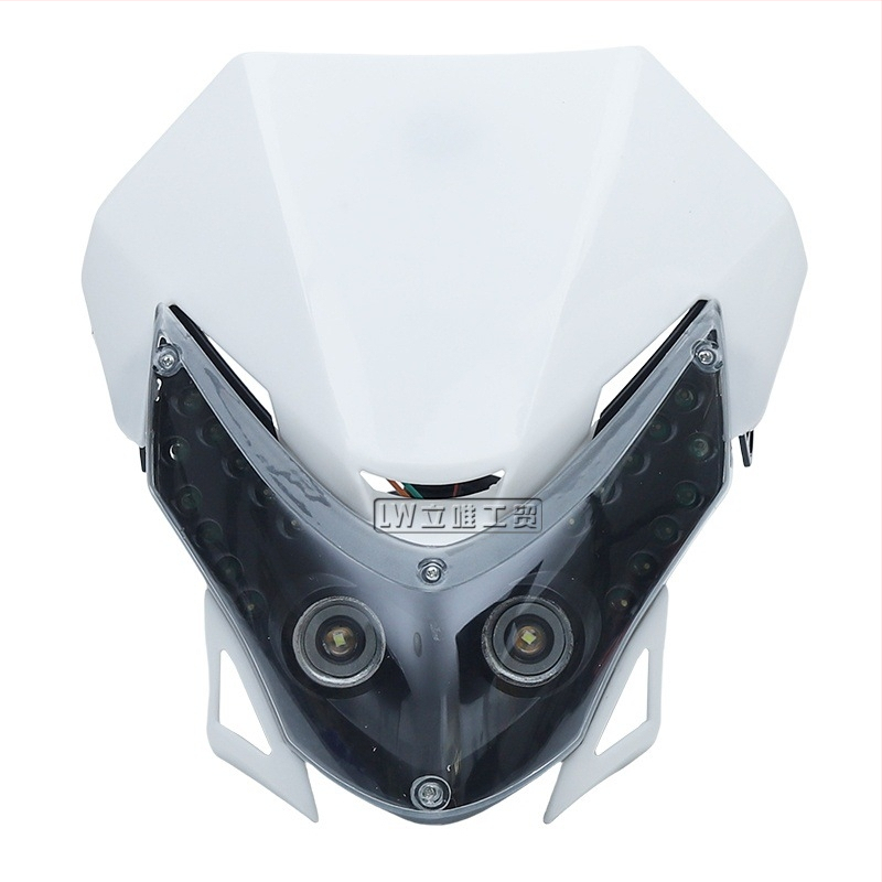 Grimace LED hlavné svetlo pre terénny motocykel, plastové puzdro, 10W, 12V