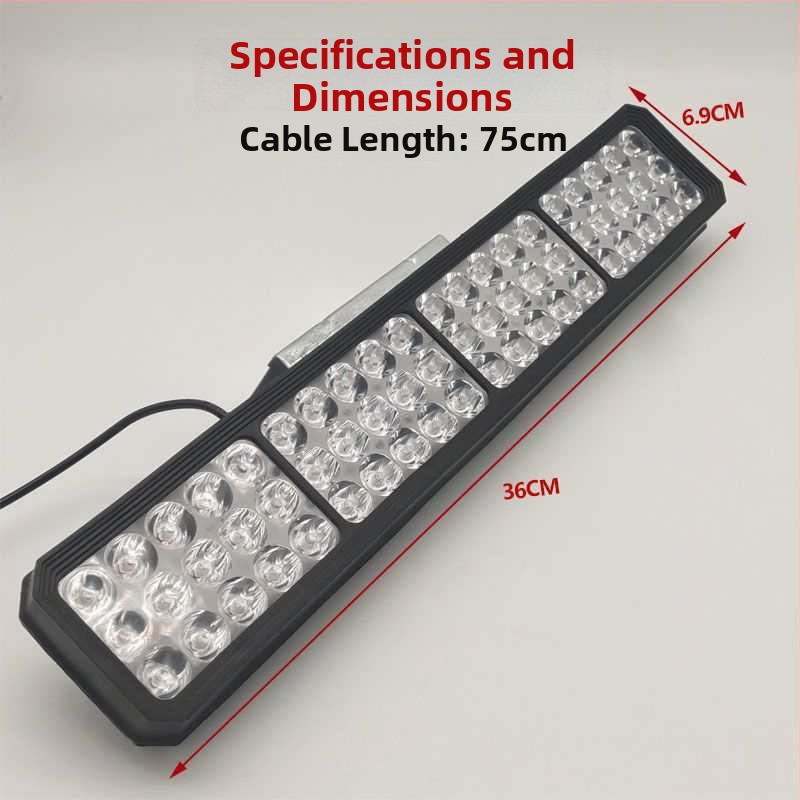 LED reflektor pre elektrické vozidlá, IP67 vodotesný, 12–80V, LED svetelný zdroj s vysokou svietivosťou, životnosť 20 000 h, vhodný pre vozidlá s tromi a štyrmi kolesami