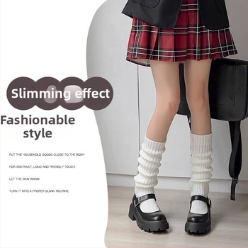 Manșete tricotate pentru femei, pentru toamnă și iarnă, încălzitoare de gambă, potrivite pentru purtat cu cizme de zăpadă, stil Y2K