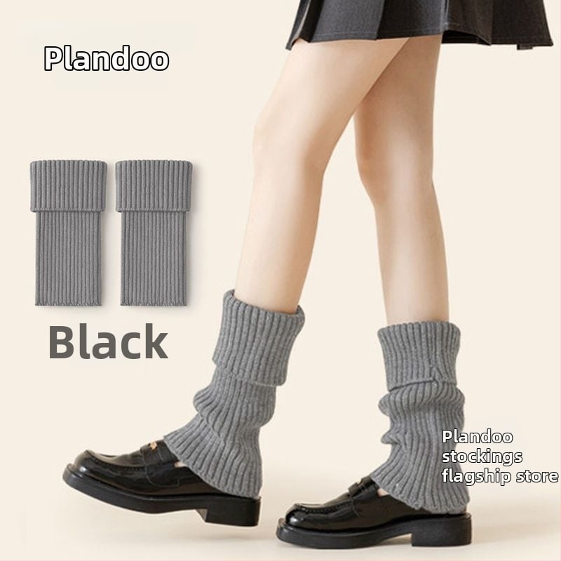 Manșete tricotate pentru femei, pentru toamnă și iarnă, încălzitoare de gambă, potrivite pentru purtat cu cizme de zăpadă, stil Y2K