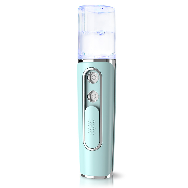 Υγραντήρας Προσώπου με Διπλό Στόμιο Ψεκασμού Κρύου, Φορτιζόμενος μέσω USB, 2 Ταχύτητες, Ενσωματωμένη Μπαταρία 1200–2000 mAh, Αυτονομία έως 1 ώρα