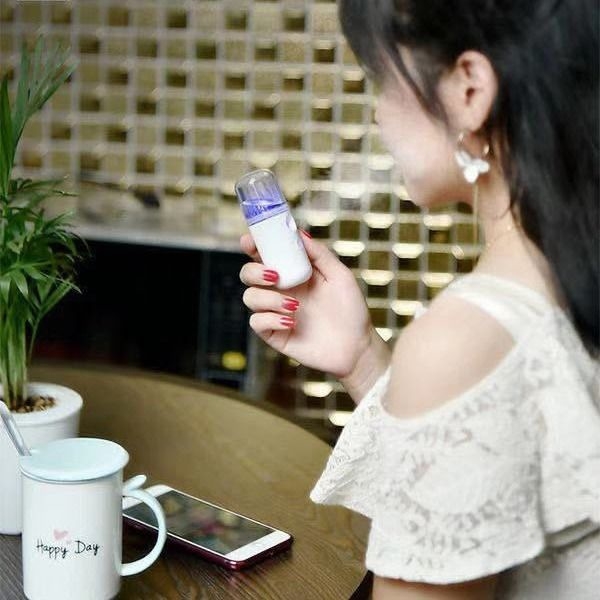 USB įkrovimo nešiojamas purkštuvas, mini drėkintuvas, šaltas purškimas, IMD korpusas, įmontuota baterija, veikimo laikas 1–3 valandos