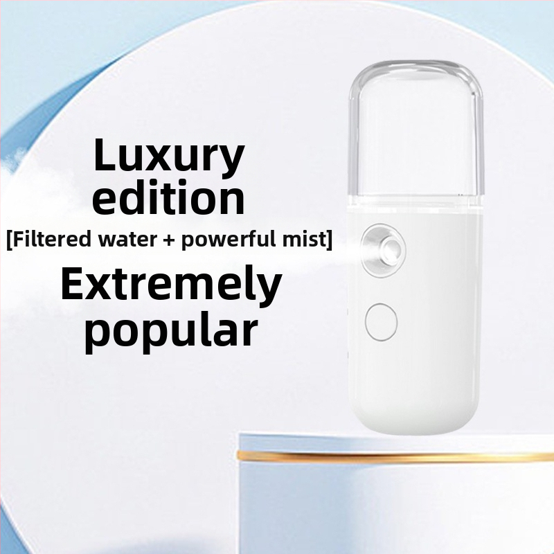 USB įkrovimo nešiojamas purkštuvas, mini drėkintuvas, šaltas purškimas, IMD korpusas, įmontuota baterija, veikimo laikas 1–3 valandos