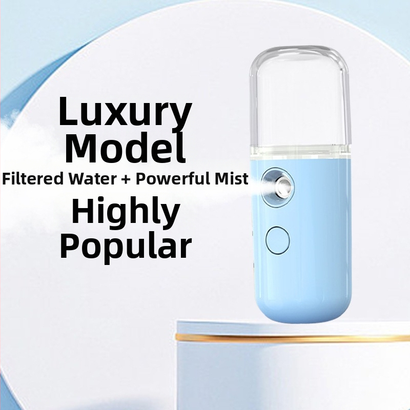 USB įkrovimo nešiojamas purkštuvas, mini drėkintuvas, šaltas purškimas, IMD korpusas, įmontuota baterija, veikimo laikas 1–3 valandos