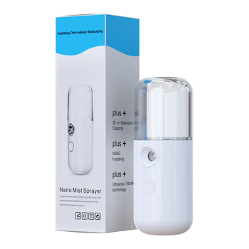 Rankinis veido veido sejas drėkinimo purkštuvu, kompaktiškas USB įkrovimas, šaltas purškimas, dulksnos laikas 31–60 s, įmontuota baterija 100–300 mAh, veikimo laikas 1–3 val